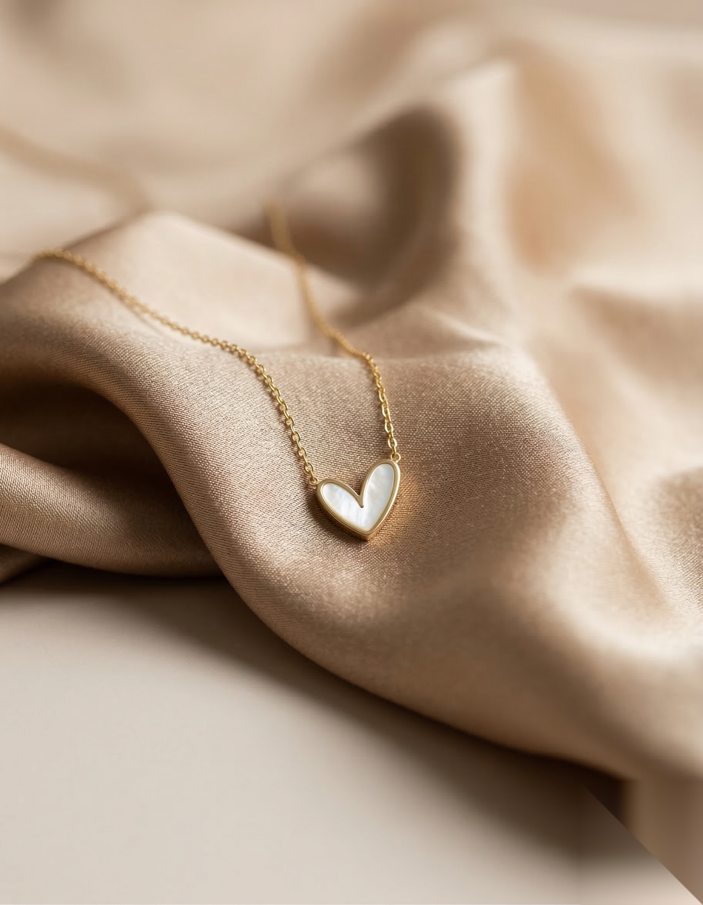White Enamel Heart