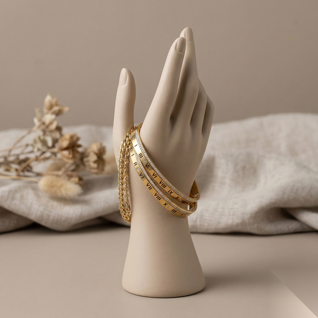 The Roman Numeral Bangle