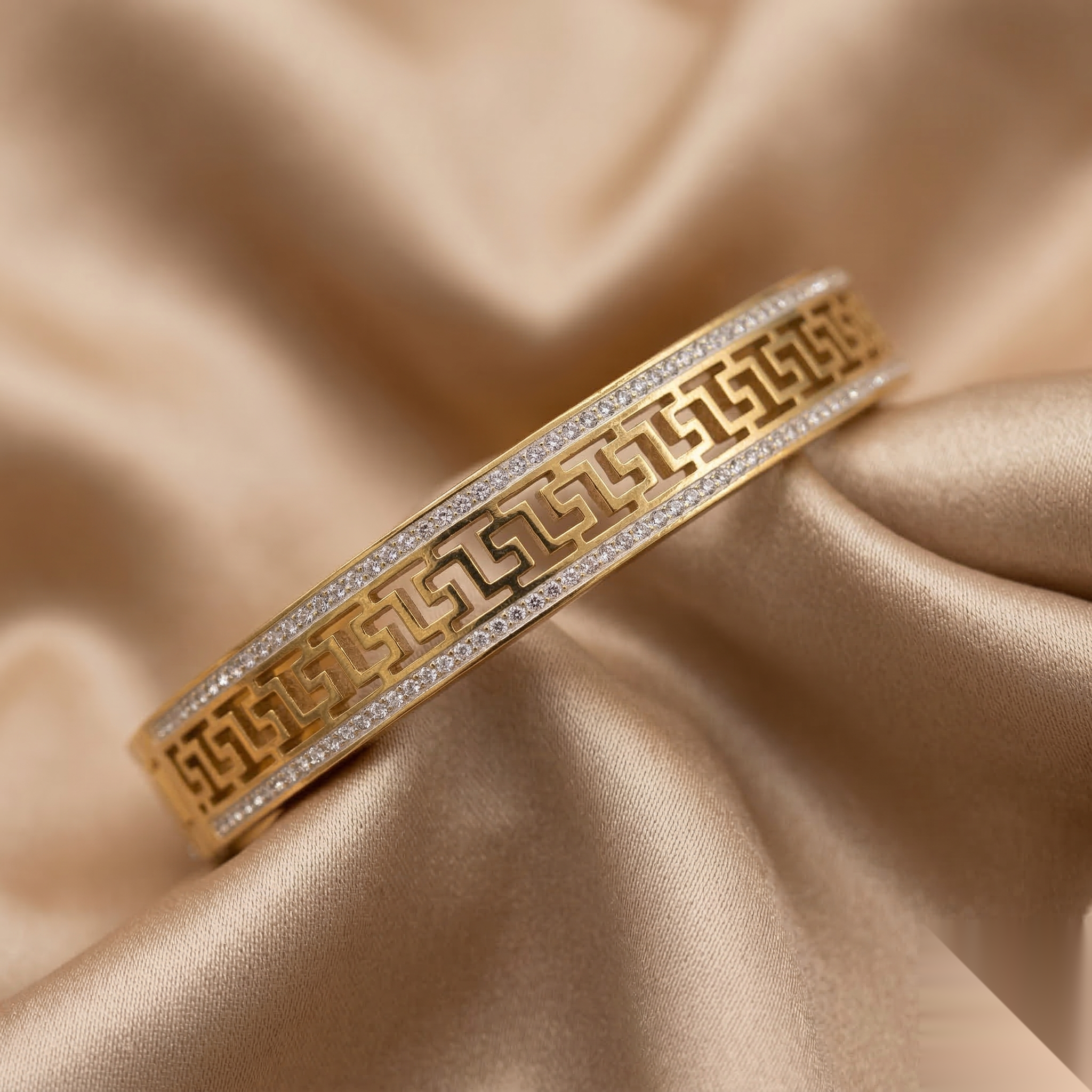 The Greek Fret Bangle