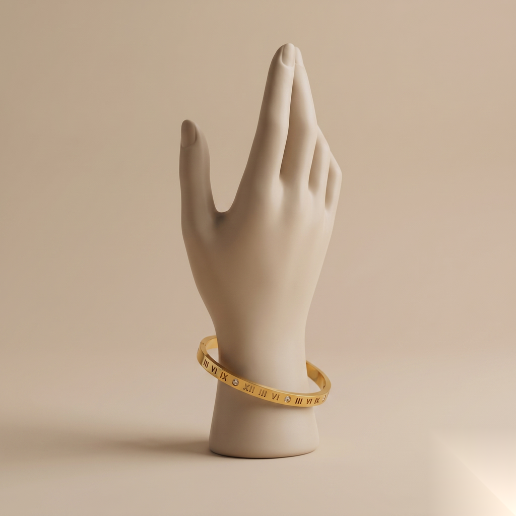 Imperial Roman Numeral Bangle