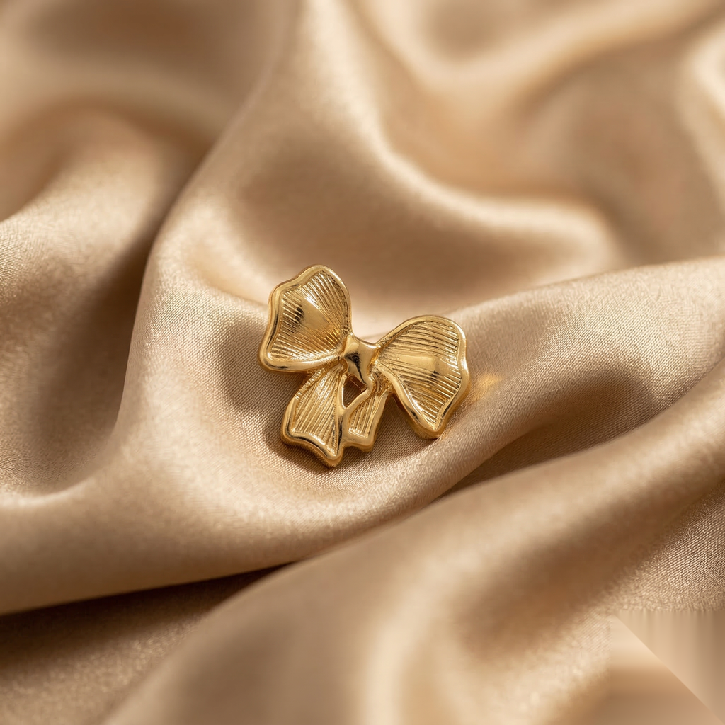 Gilded Ribbon Studs