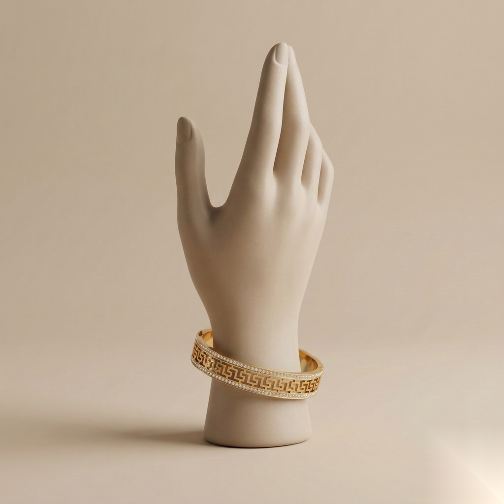 The Greek Fret Bangle