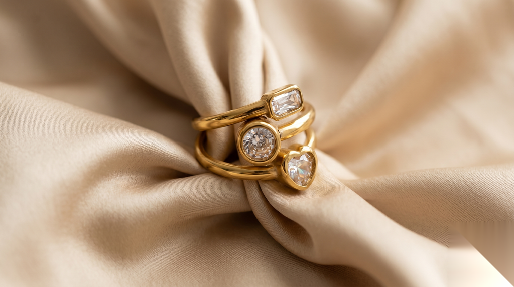 Trinity Multi-Cut Layered Ring