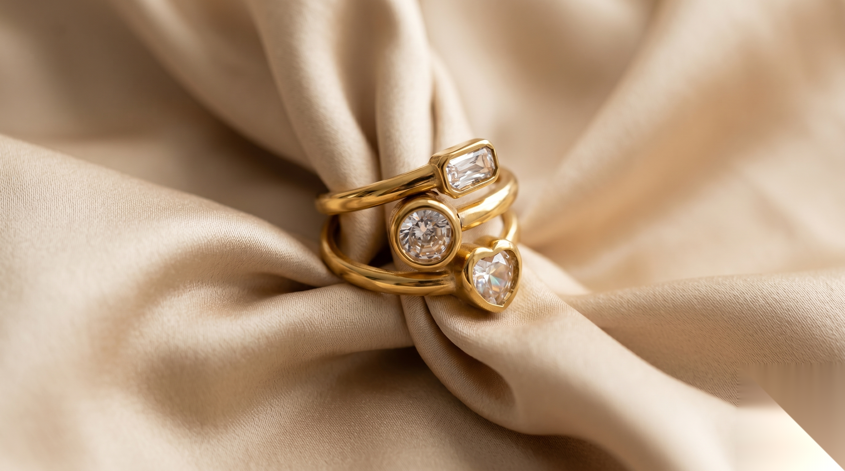 Trinity Multi-Cut Layered Ring