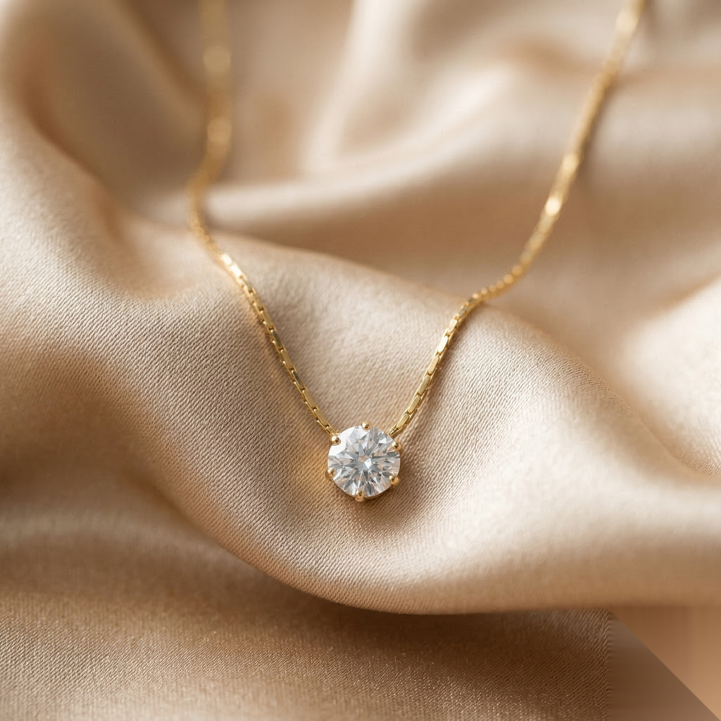 Solitaire  Necklace