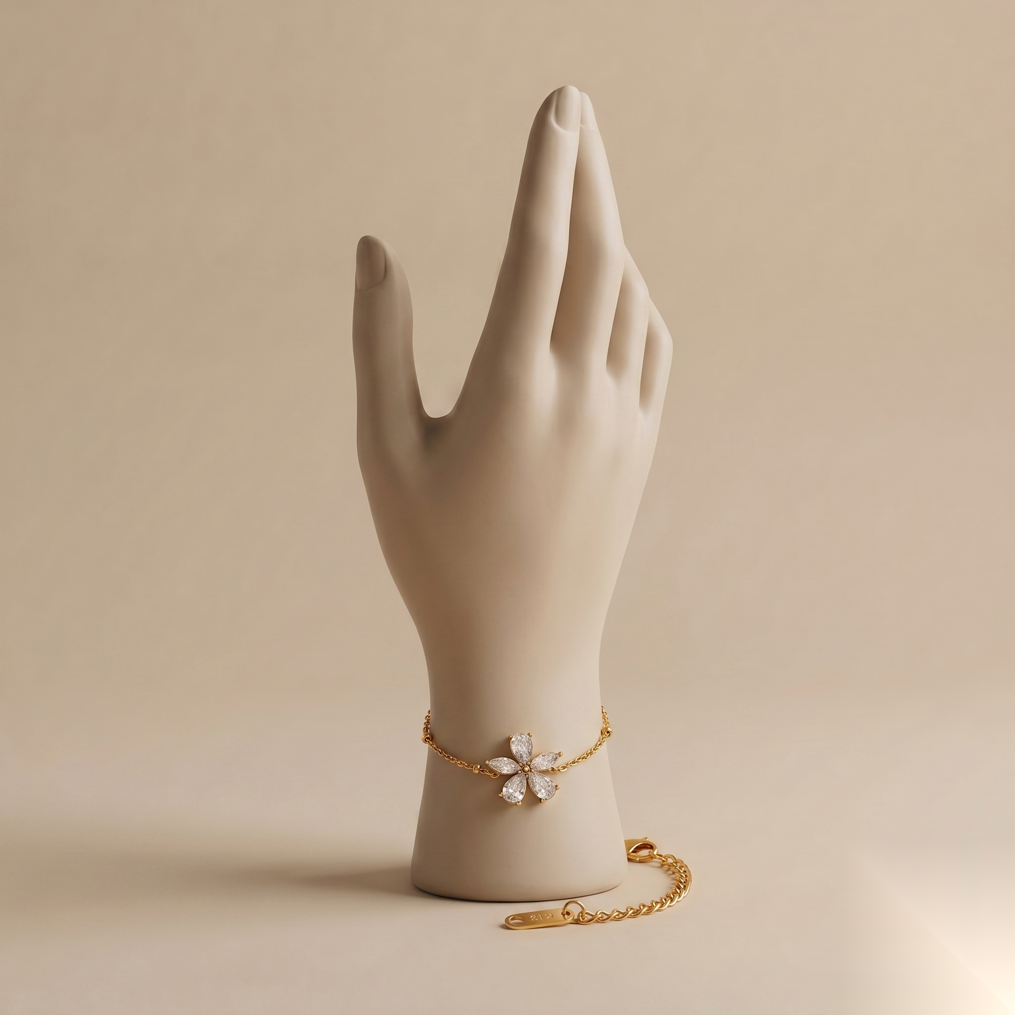 Crystal Blossom Dainty Bracelet