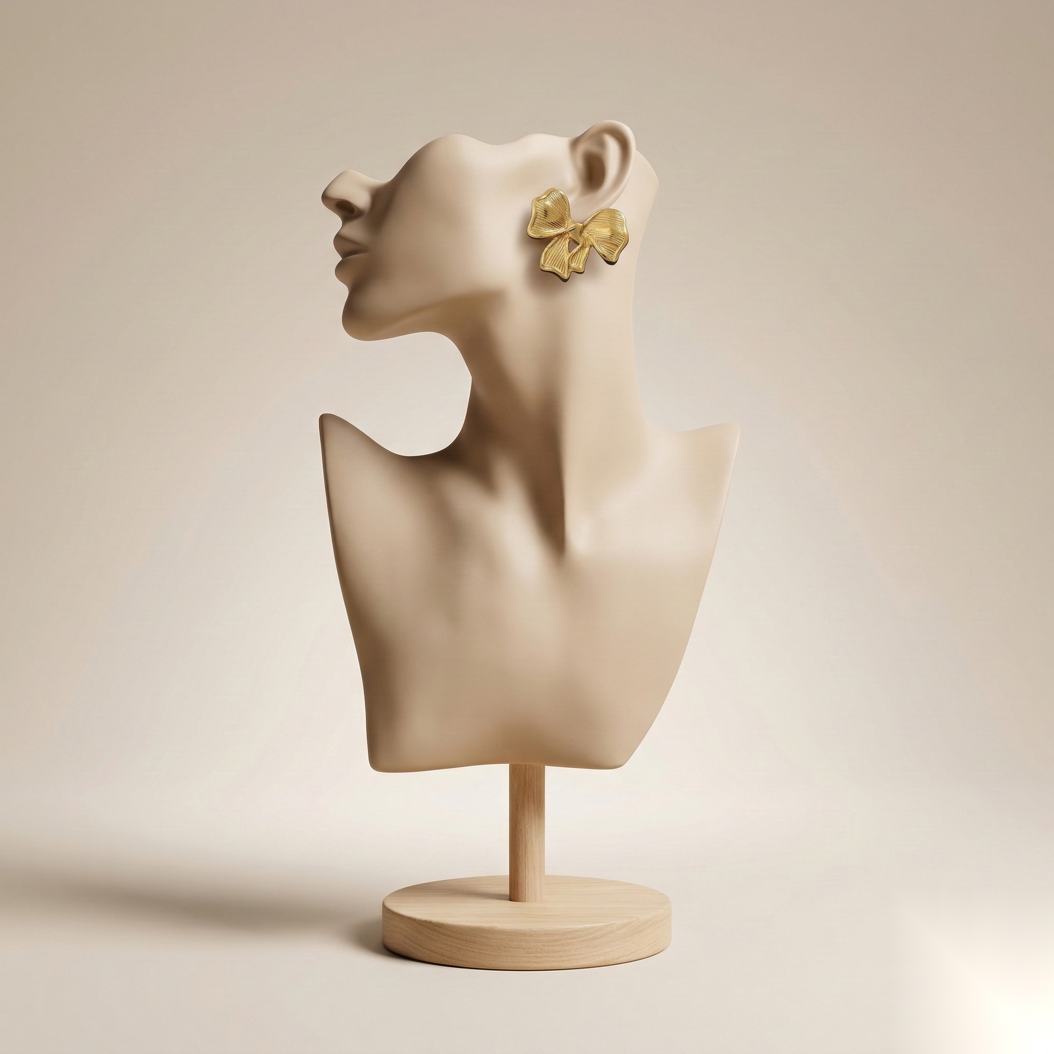 Gilded Ribbon Studs