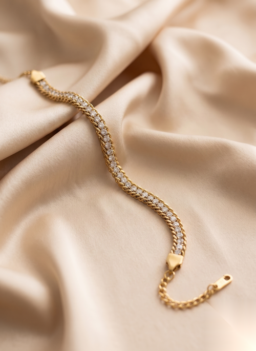 Aura Crystal Tennis Bracelet