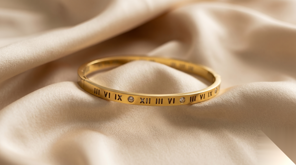 Imperial Roman Numeral Bangle