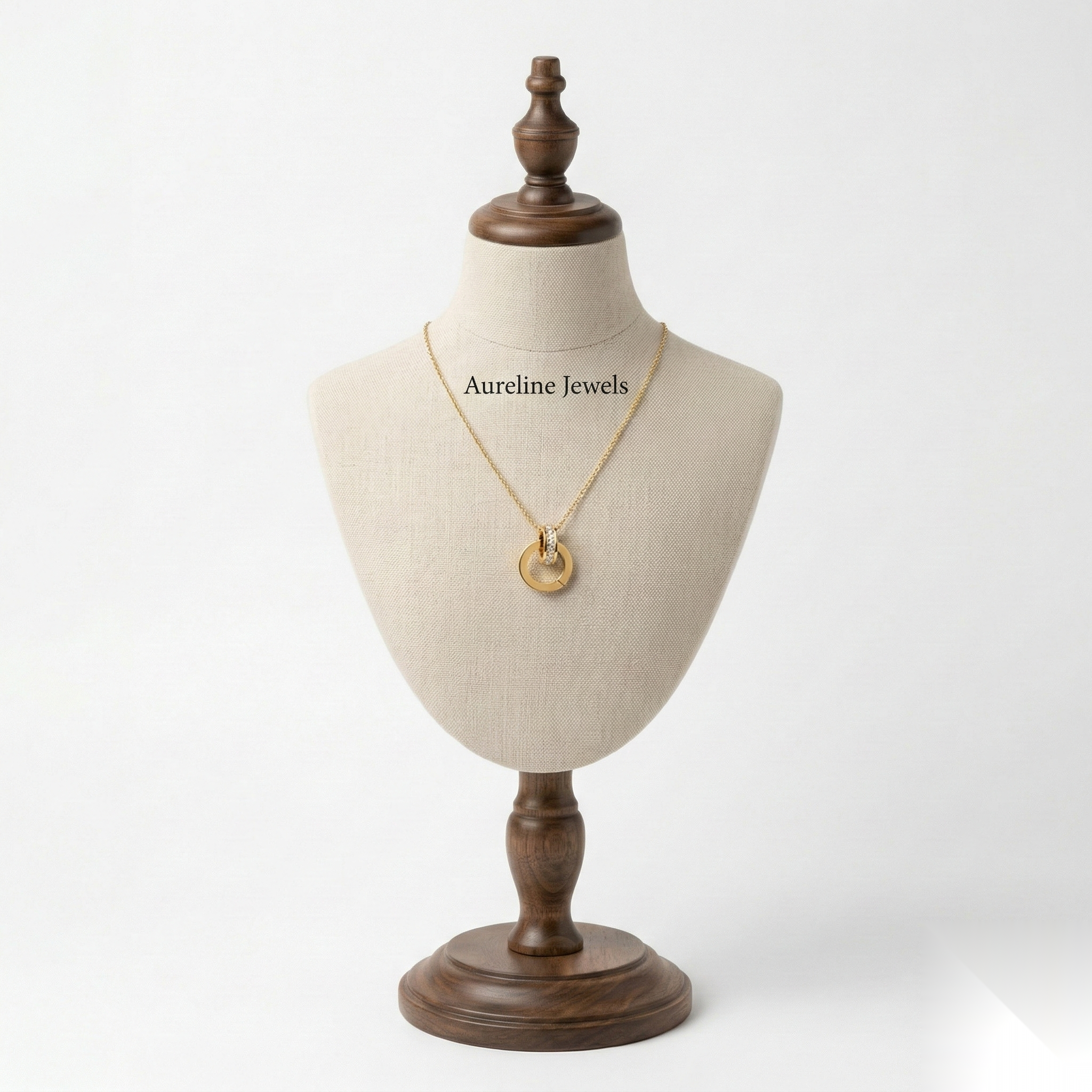 Double Ring  Pendant