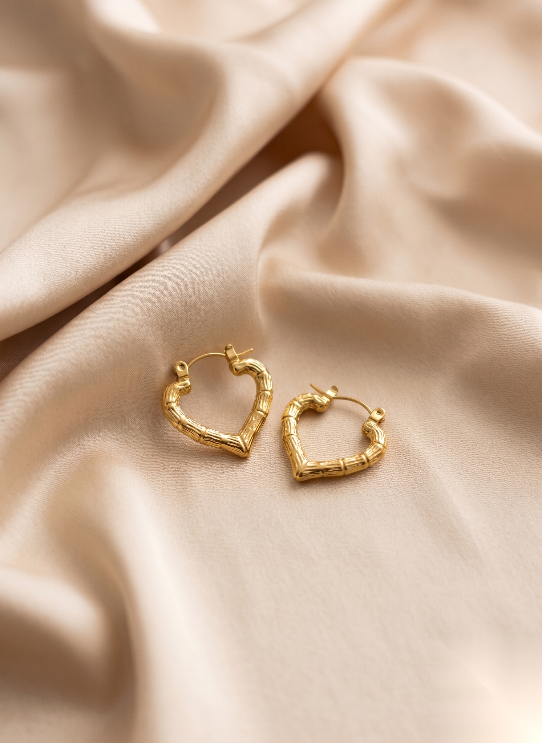 Heart Hoop Earrings