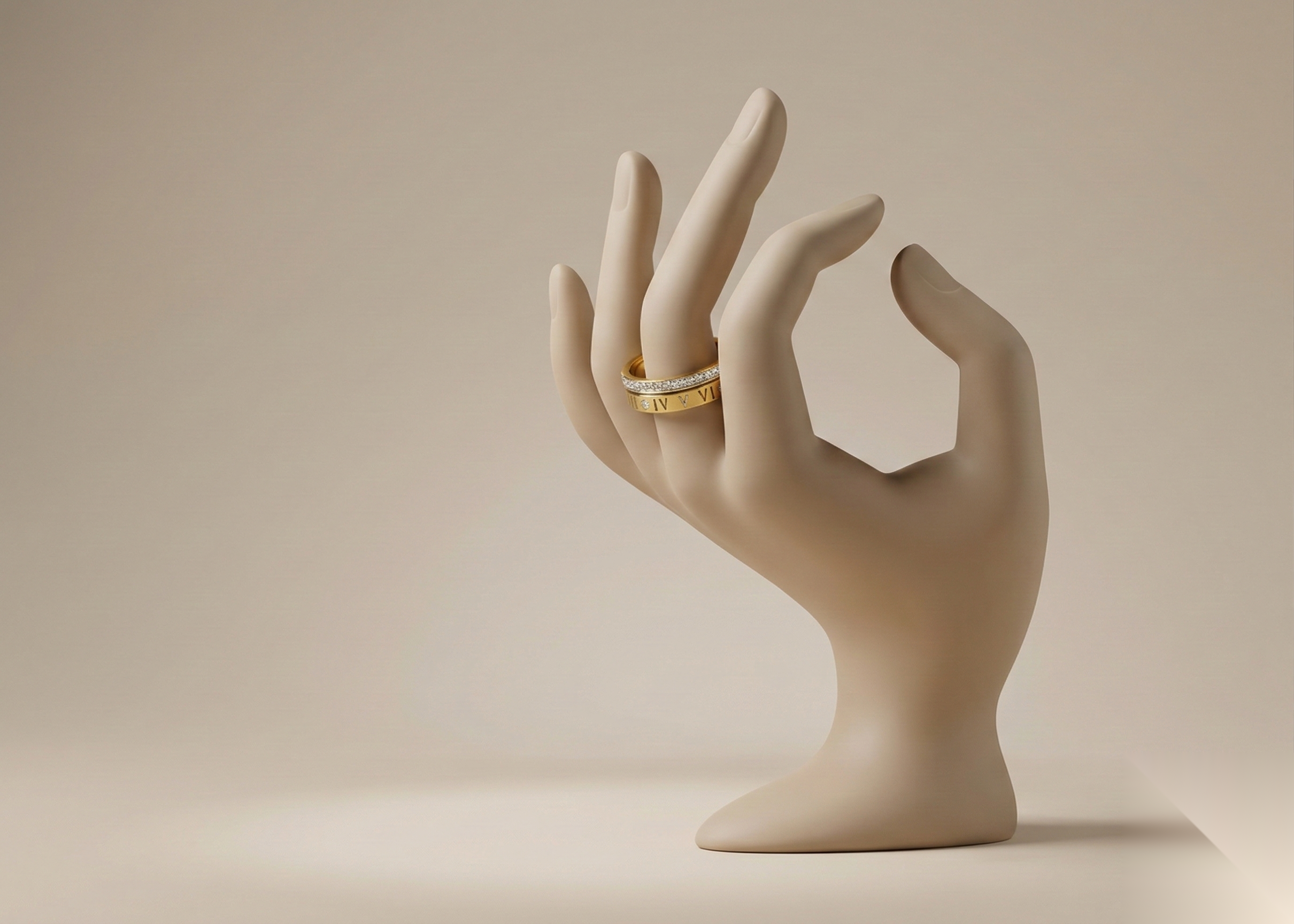 Starlight Numeral Ring