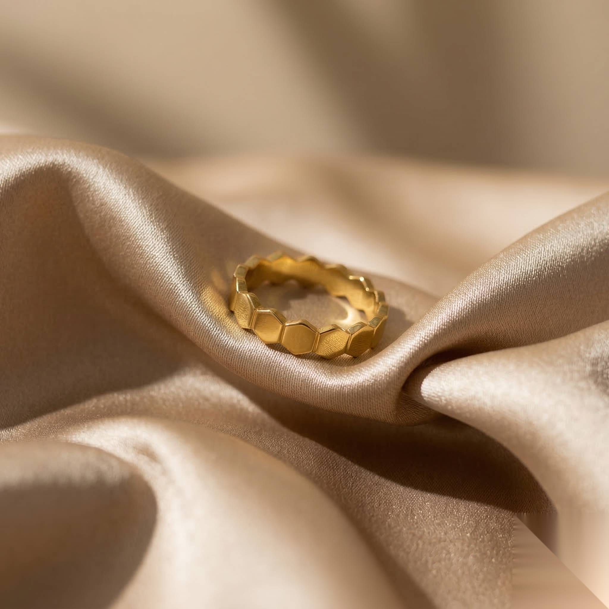 Golden Hive Ring